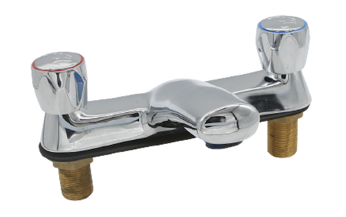Swan C48104 2 tap hole standard deck bath filler tap Chrome Plated