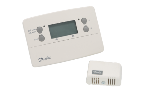 Danfoss TP9000 Programable Room Thermostat with Hot Water Timer 230V