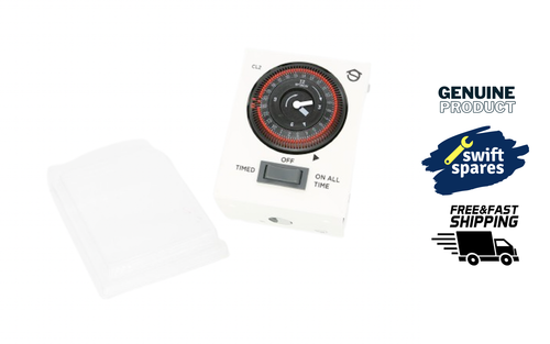 JOHNSON AND STARLEY CL2SW CLOCK 24 HR WHITE - NEW