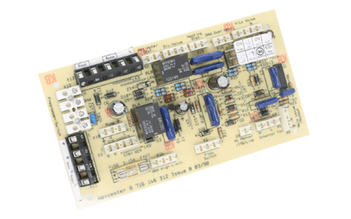 Worcester Bosch 87161463120 Highflow 400 Pump Overrun PCB 77161922370 Iss B NEW