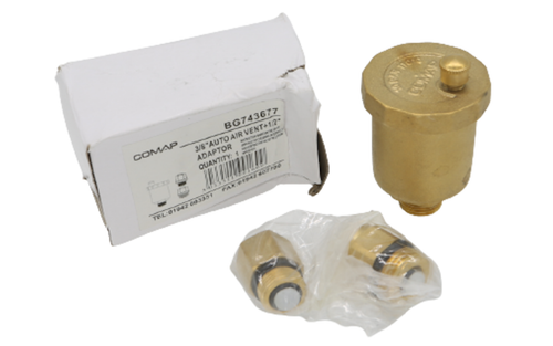 Comap BG743677 3/8" Auto Air Vent + 1/2" Adaptor