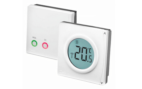 Danfoss Randall RET2001RF+RX1-S Wireless Electronic Digital Room Thermostat