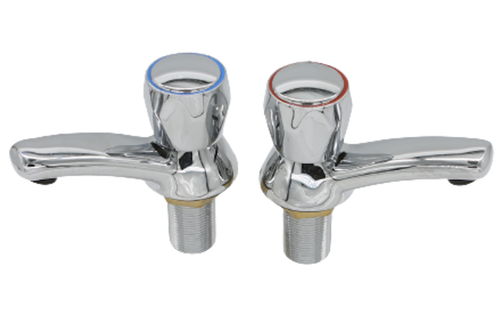 Pegler 4M3903 Basin Mercia Taps Chrome