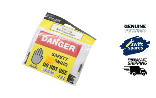 REGIN REGP36 DANGER DO NOT USE STICKER / TAG (PACK OF 8)