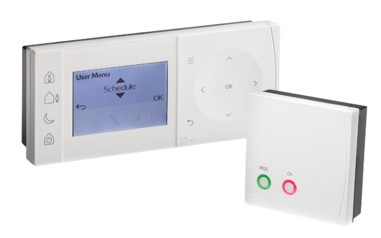 Danfoss TPOne-RF+RX1S Wireless Programmable Thermostat With Receiver 087N7854
