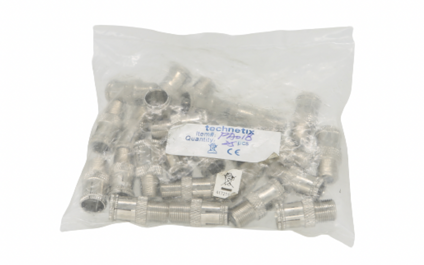 25 x Technetix PA018 Connector Adaptor Joiner