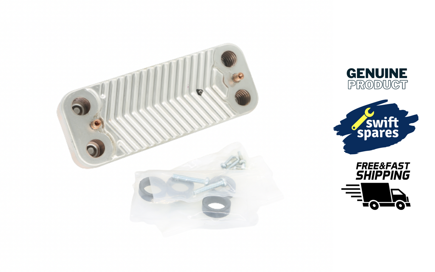 Genuine Ideal 173544 Plate Heat Exchanger Kit ISAR HE24 - NEW