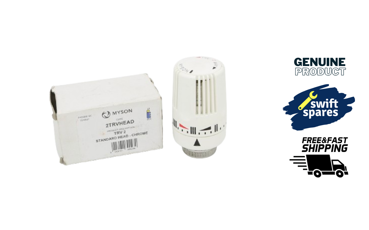 Myson 2TRV Replacement Thermostatic Radiator Valve Sensor Head White