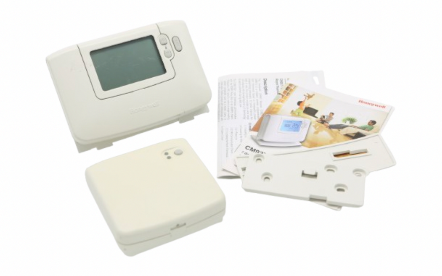 HONEYWELL CM927 WIRELESS PROGRAMMABLE ROOM THERMOSTAT AND RECEIVER UNIT - USED