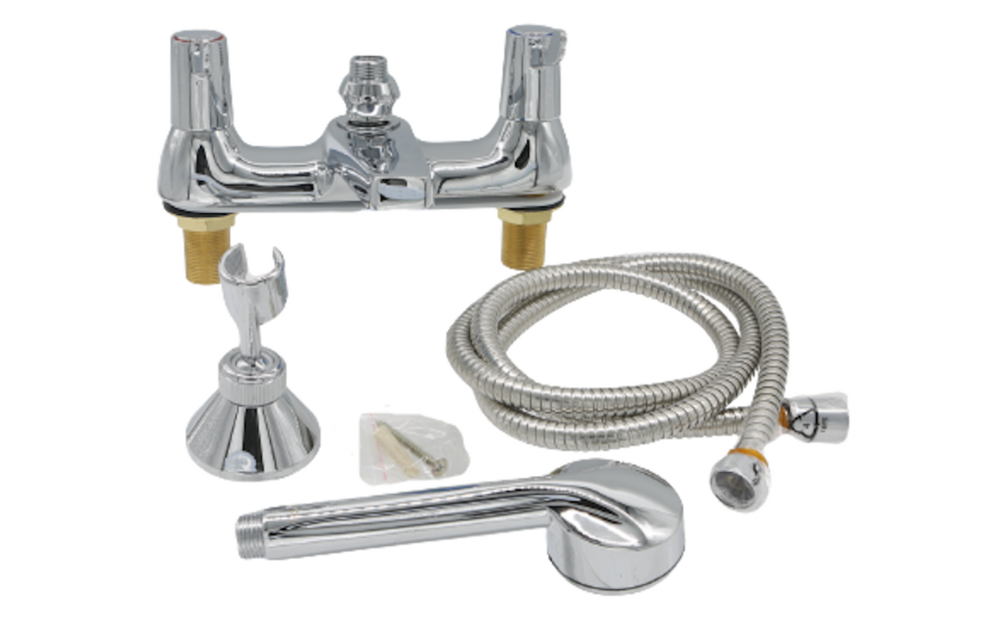 City Plumbing Standard Lever Bath Shower Mixer Tap Chrome - 805783