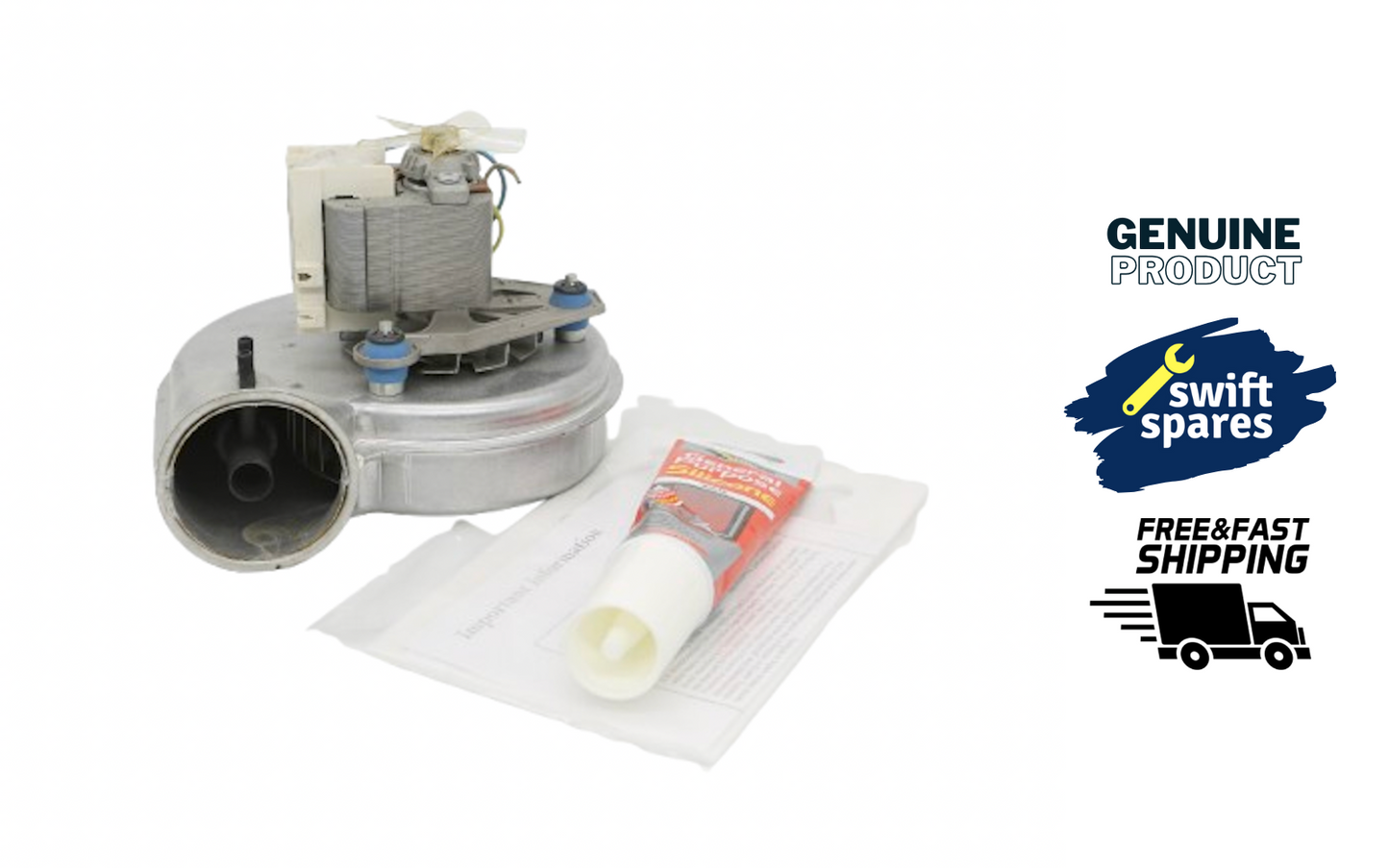 Baxi 246052 Solo 3 PF 60 70 80 PFL System Large Fan Assembly Kit Genuine