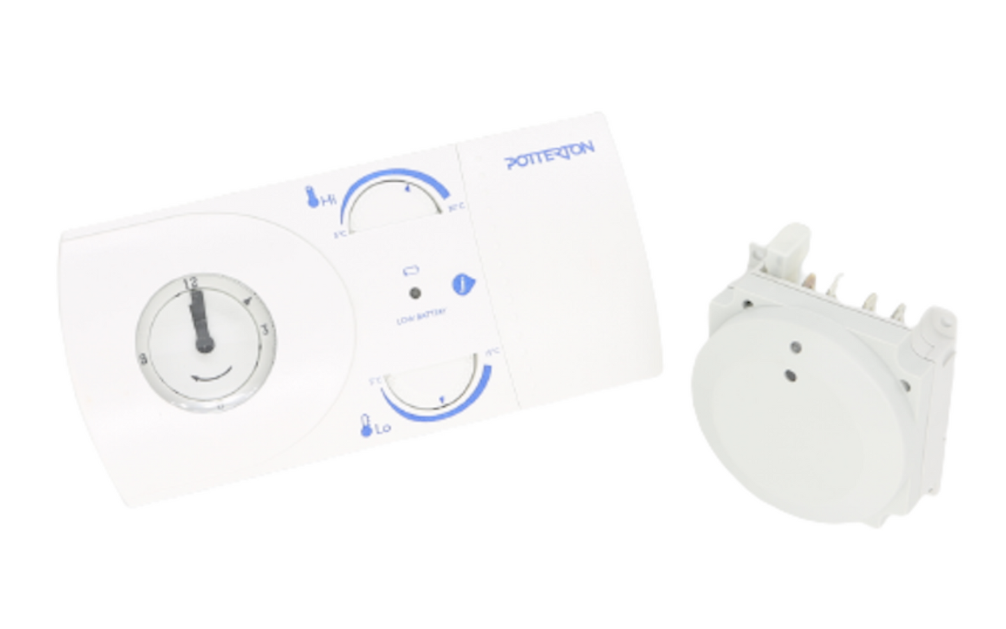POTTERTON 5117392 WIRELESS PROGRAMMABLE RF SINGLE CHANNEL 24HOUR ROOM THERMOSTAT