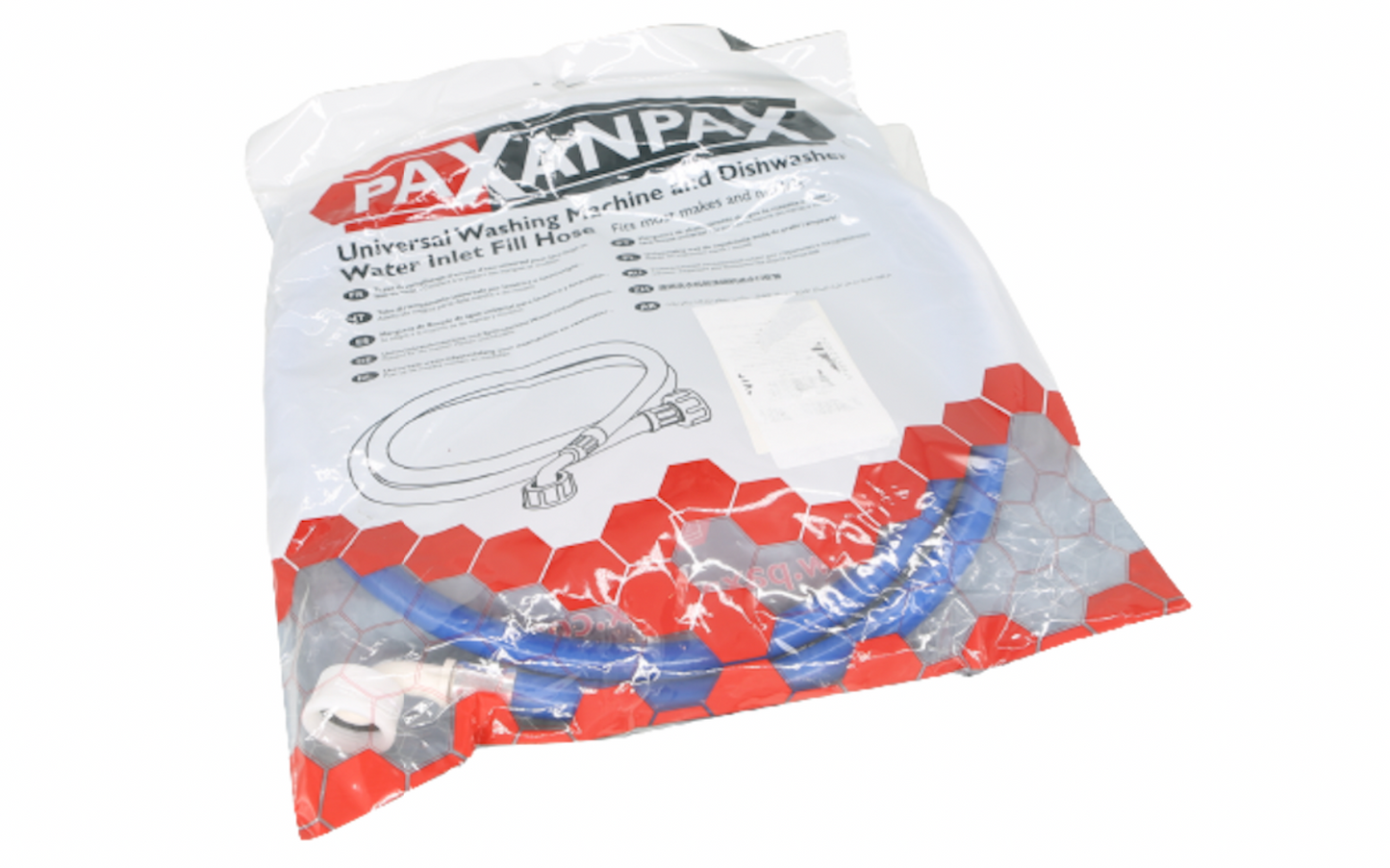 PAXANPAX 2.5m Universal Cold Water Inlet Extension Hose Pipe for washer