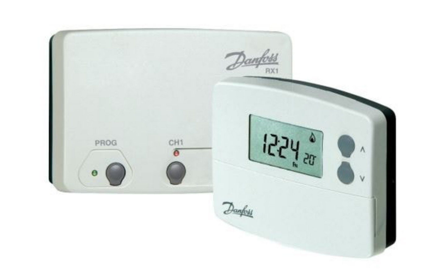 Danfoss TP5000Si-RF+RX1 Wireless Programmable Thermostat & Receiver 087N791400