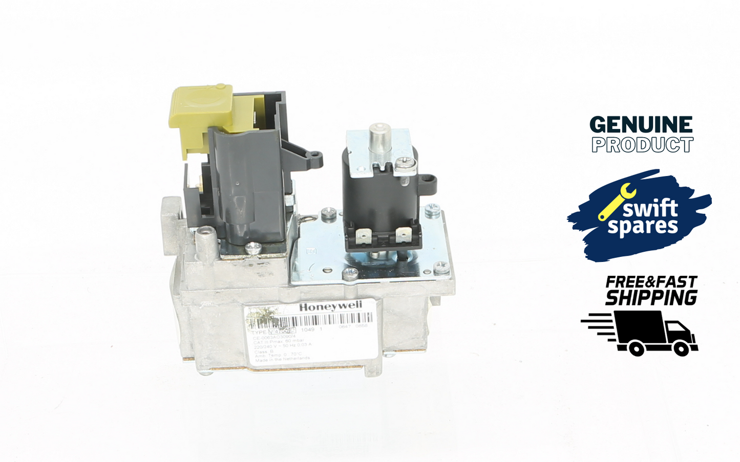 Honeywell V4700E1049 Green Button 240v Gas Valve - Genuine Part *NEW*