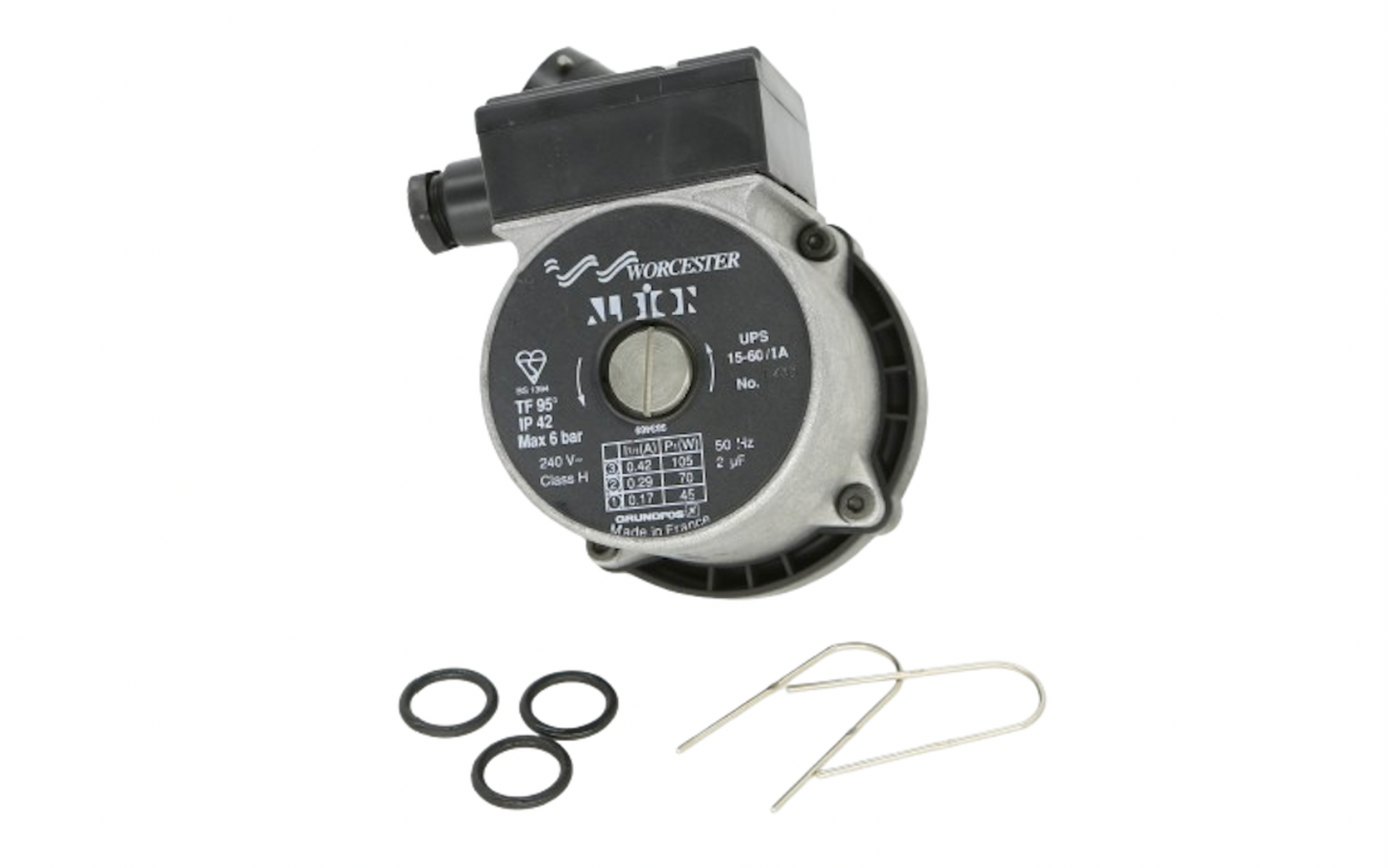 Worcester Bosch 87161431030 Pump C/W Orings