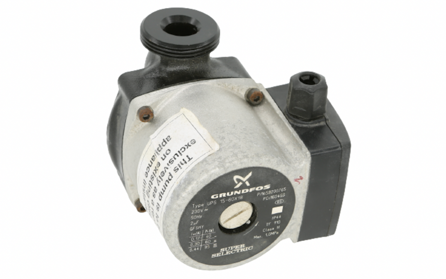 Gledhill 59200765 Grundfos UPS15-60x18 Boiler Pump