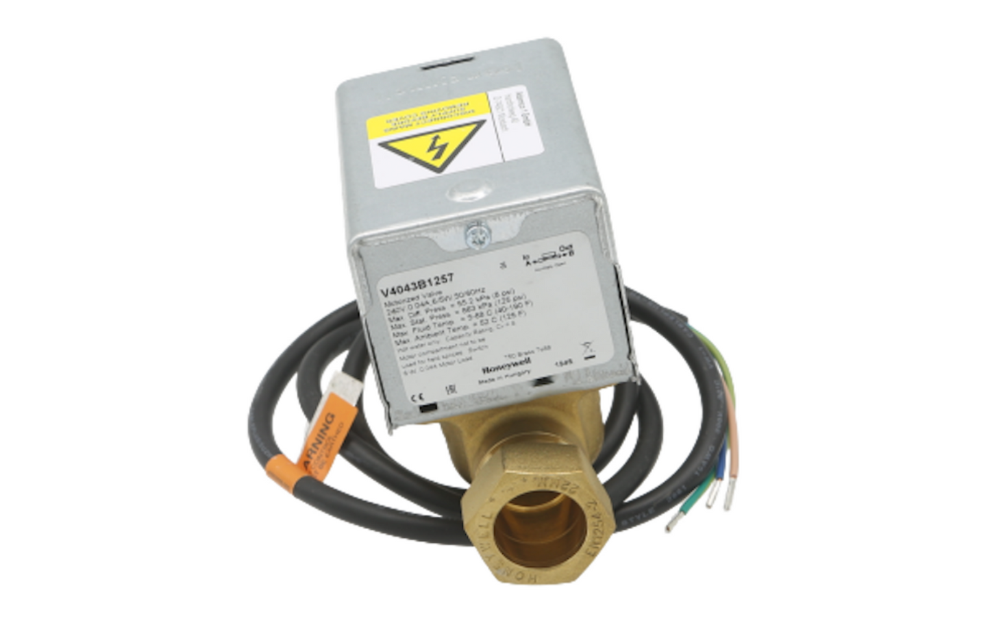 Honeywell V4043B1257 22mm 2 Port V4043 Valve - NEW
