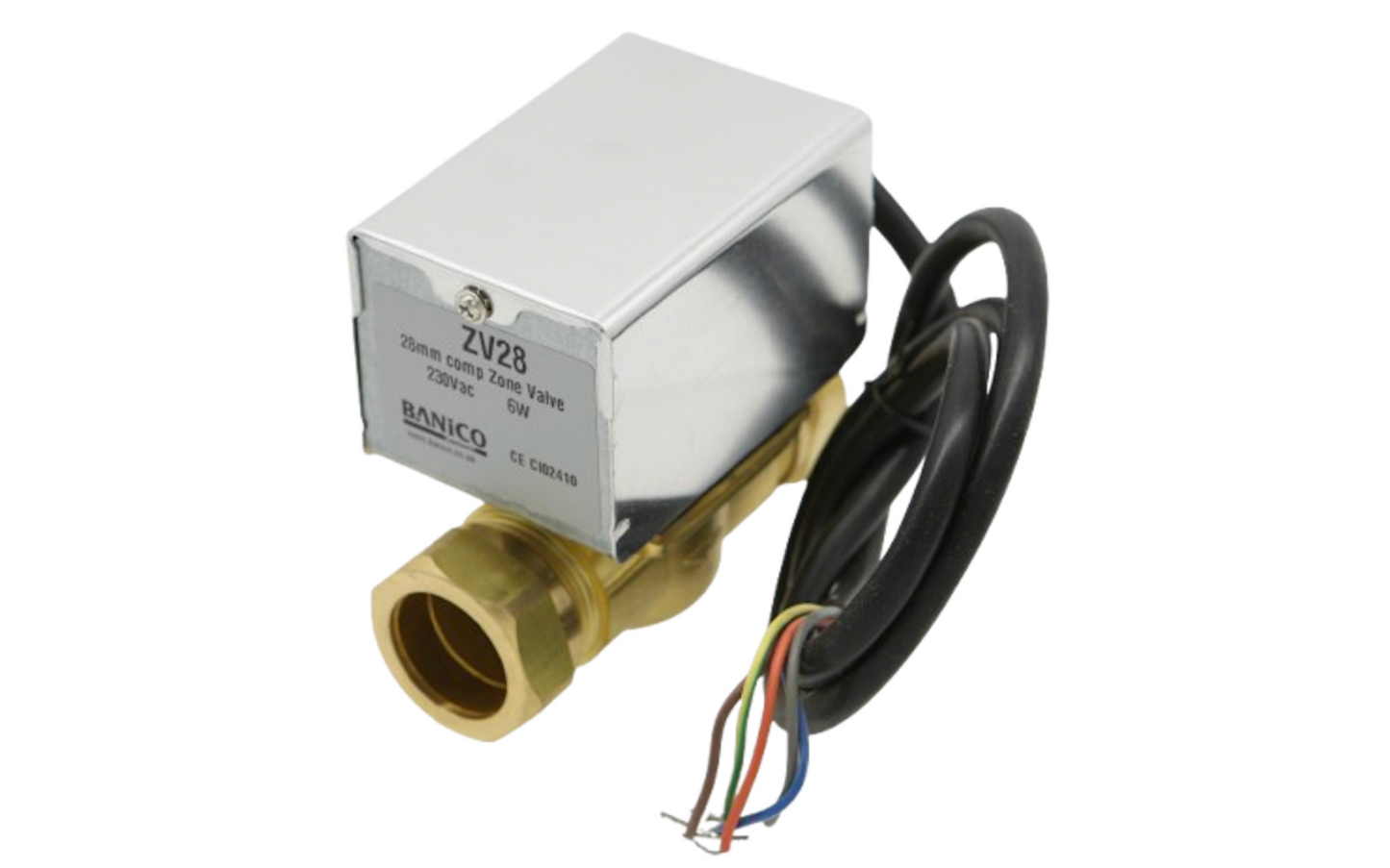 Banico ZV28 Motorised Zone Valve 2 Port 28mm 230V AC - NEW