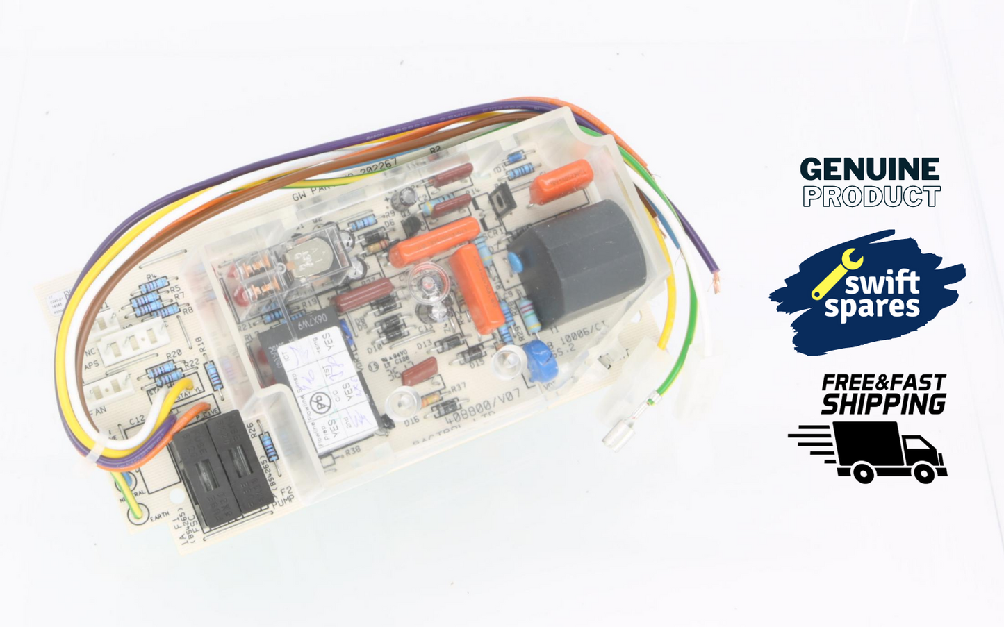 Glowworm S900847 Micron 100FF, 120FF PCB 202268 ( 2 FUSE 7 WIRE) NEW