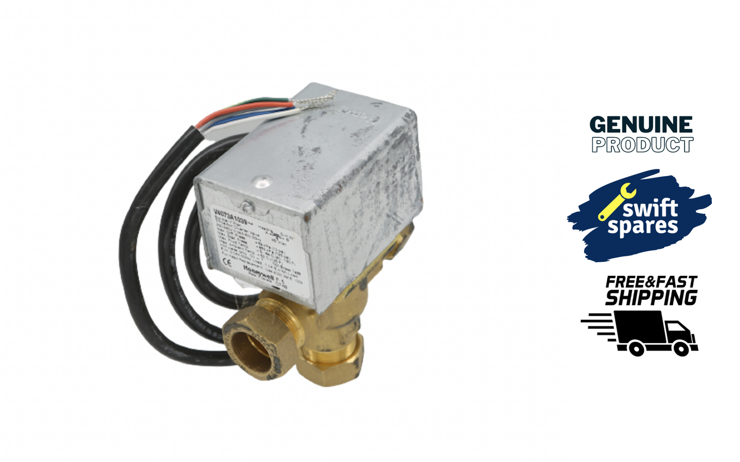 HONEYWELL V4073 GENUINE 3 PORT MID POSITION 22MM DIVERTER VALVE