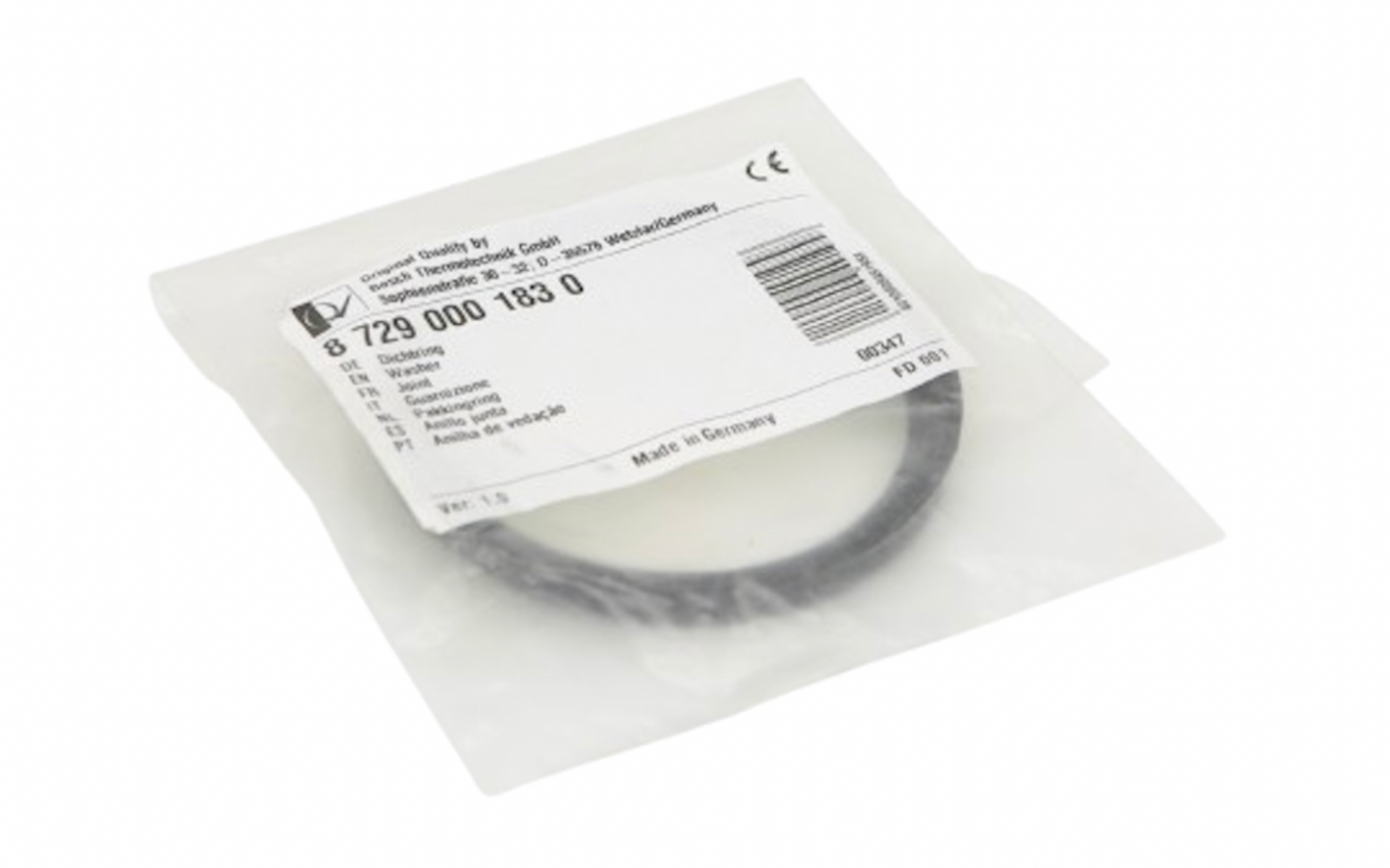Worcester Bosch 7290001830 Greenstar CDi Fan Washer Sealing Ring 86mm 8