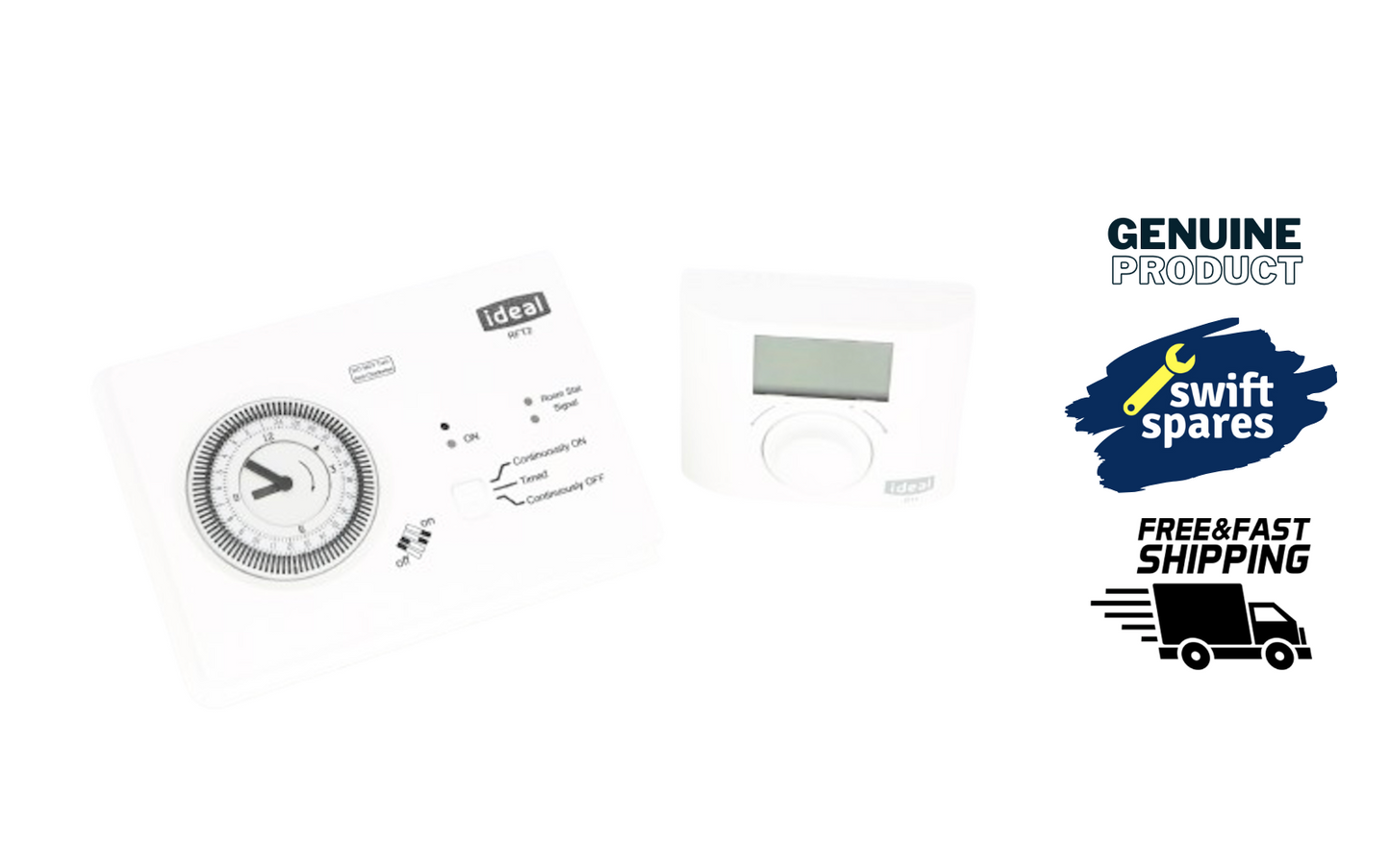 Ideal Boilers Remote Frequency Vogue Mechanical Room Thermostat White 208912