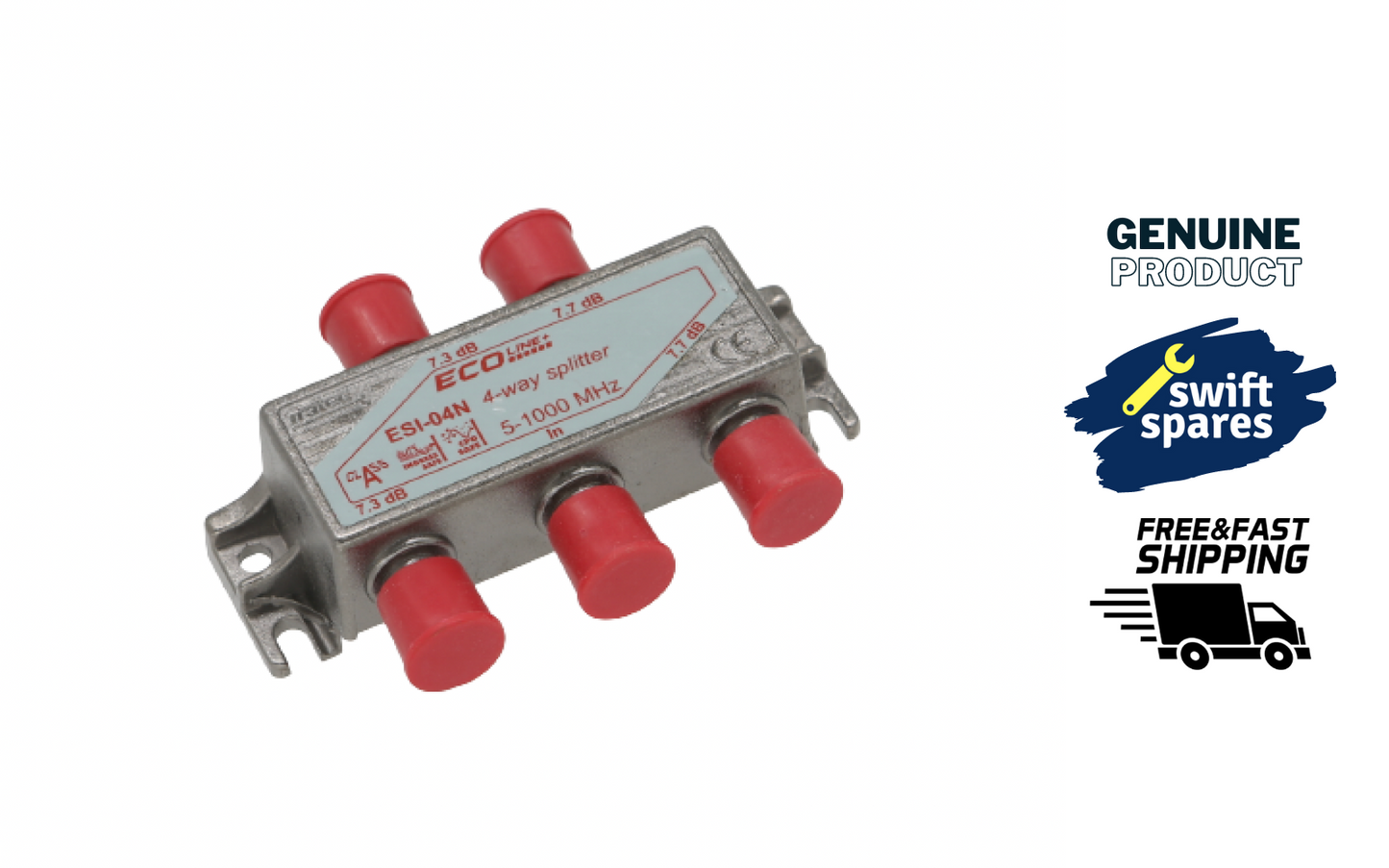 Tratec Ecoline+ ESI-04N 4-way splitter - NEW