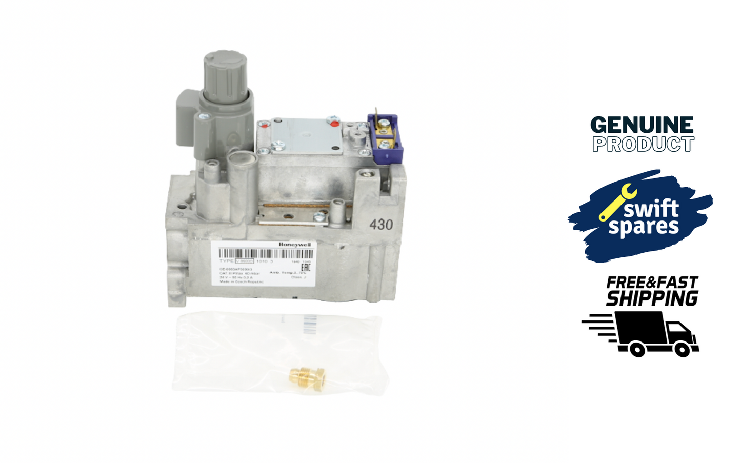 JOHNSON AND STARLEY BOS02237 GAS VALVE PROPANE V8600D1010U - NEW