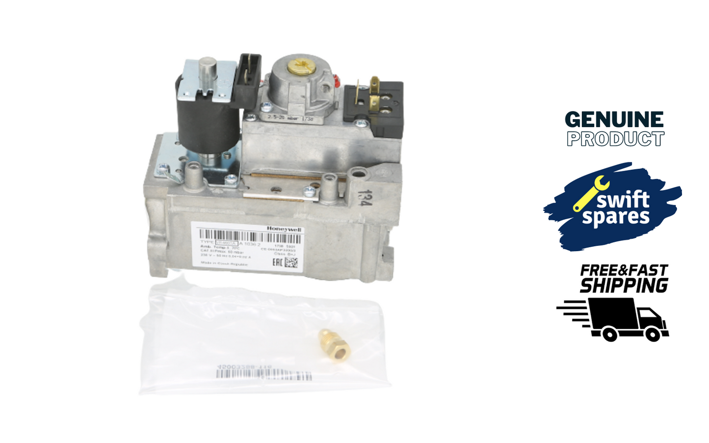 IDEAL 171441 CLASSIC LX FF 230 240 250 260 270 280 GAS VALVE 075698 VR4601AA1036