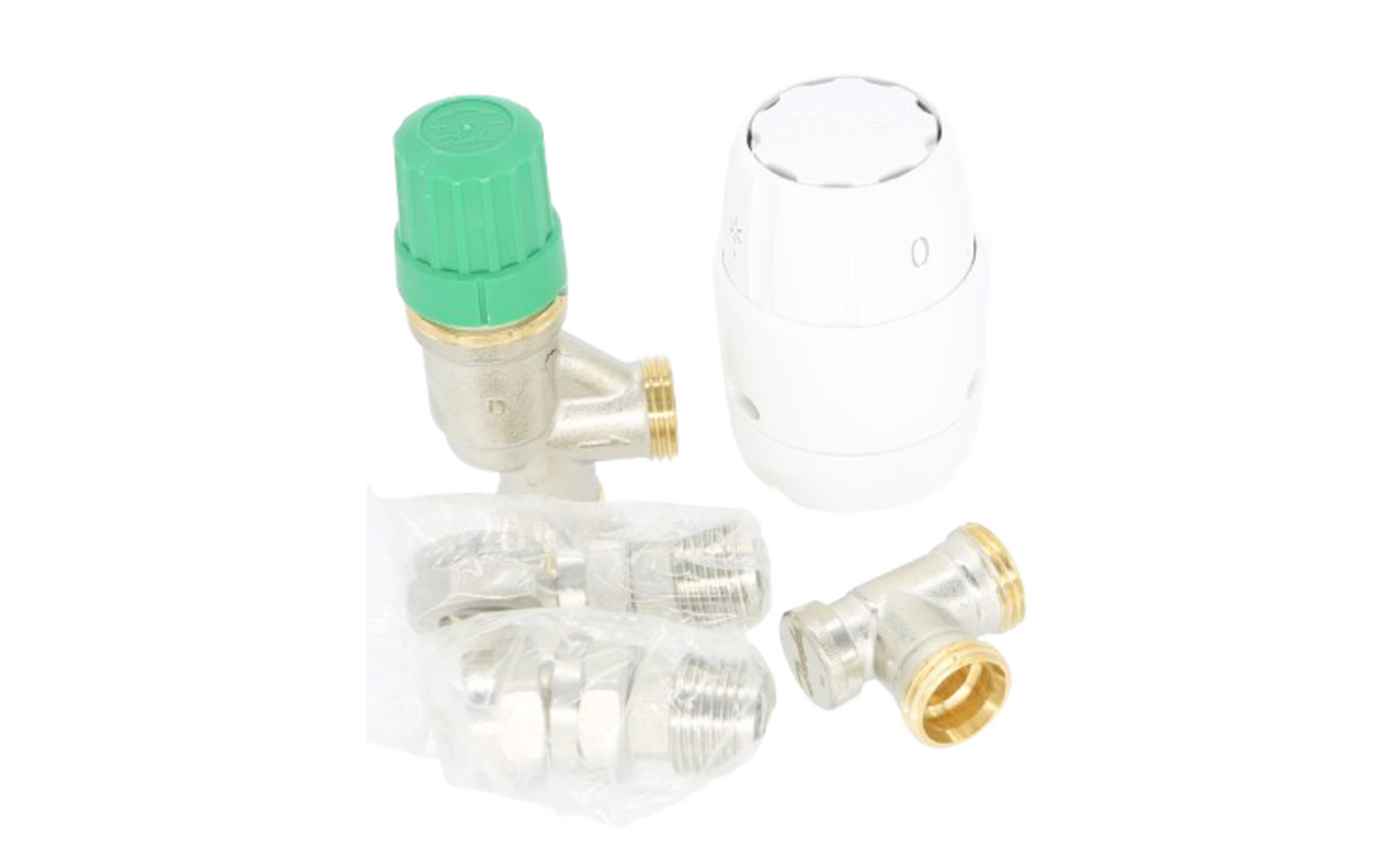 Danfoss 013G7662 RAS-B2 Dynamic Radiator Pack 15mm Angle TRV + Lockshield - NEW
