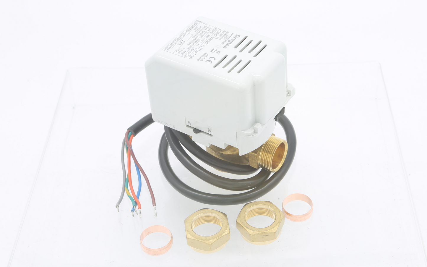 DRAYTON 22MM 2 PORT ZONE VALVE ZA5 /679-2 WITH REMOVABLE ACTUATOR 27100