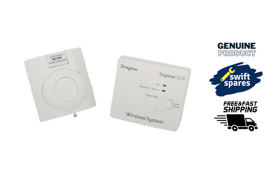Drayton RF601 Digistat + RF Wireless Room Thermostat and SCR Receiver