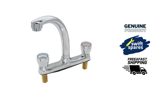 Francis Pegler Mercia modern 2 hole deck sink mixer 4M3915 - NEW