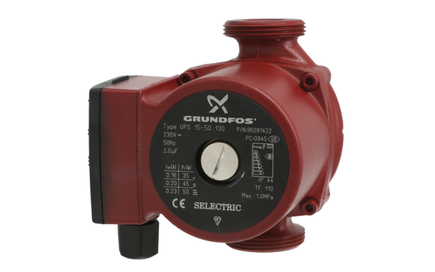 Grundfos 96281422 UPS 15-50 130 Selectric 5 Meter Head Pump