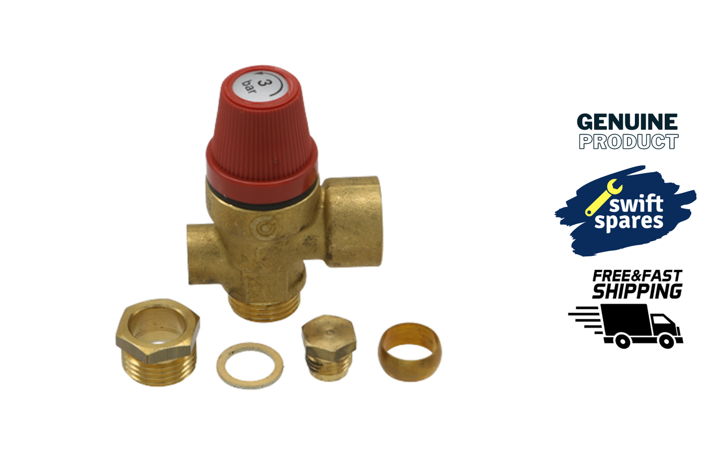 Worcester 87161424160 280 & 350 Combi Pressure Relieve Valve PRV - NEW