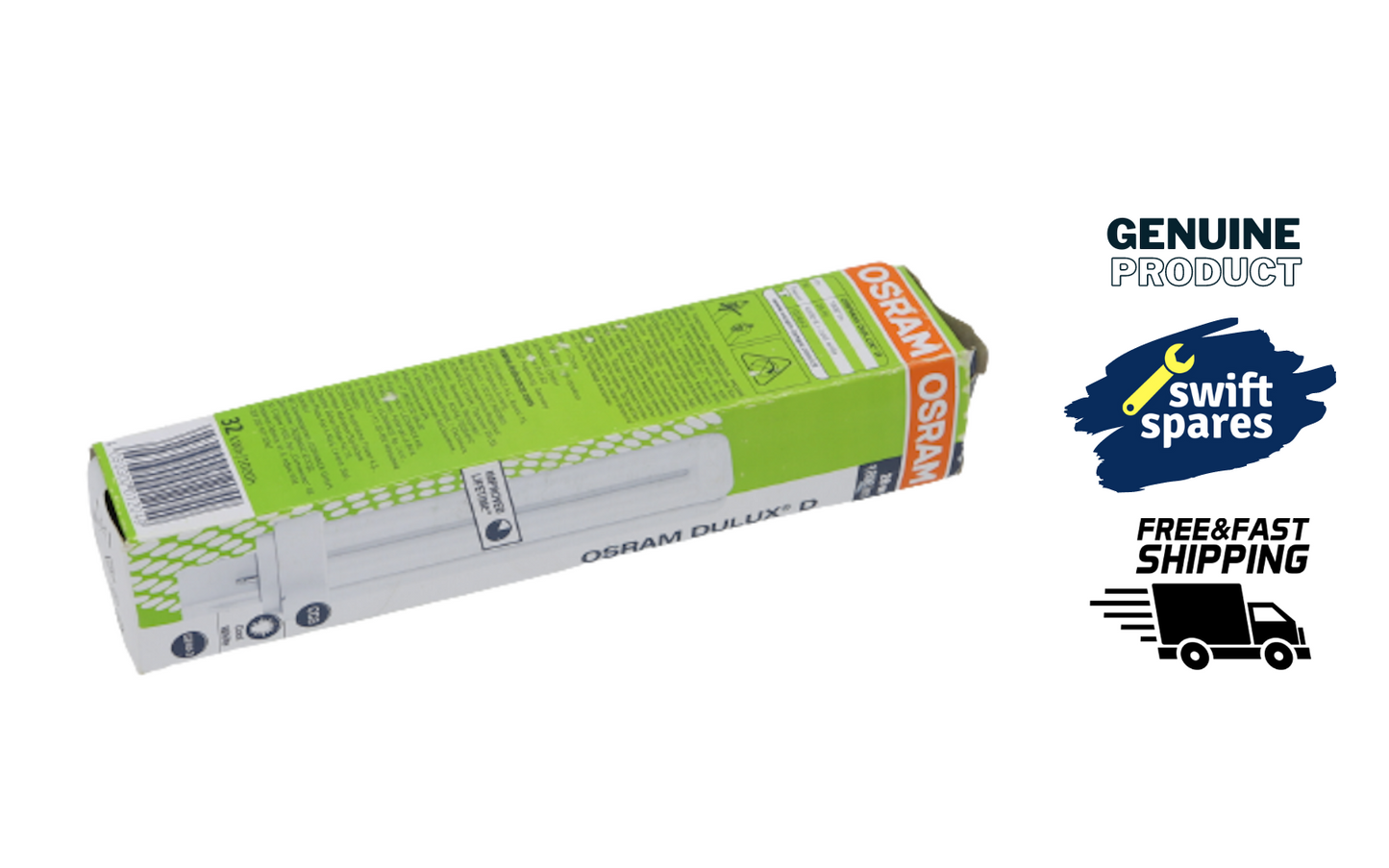 Osram Dulux D 26W 840 Cool White G24d-3 4000k Compact 1800lm CCG Lamp 26w 2pin