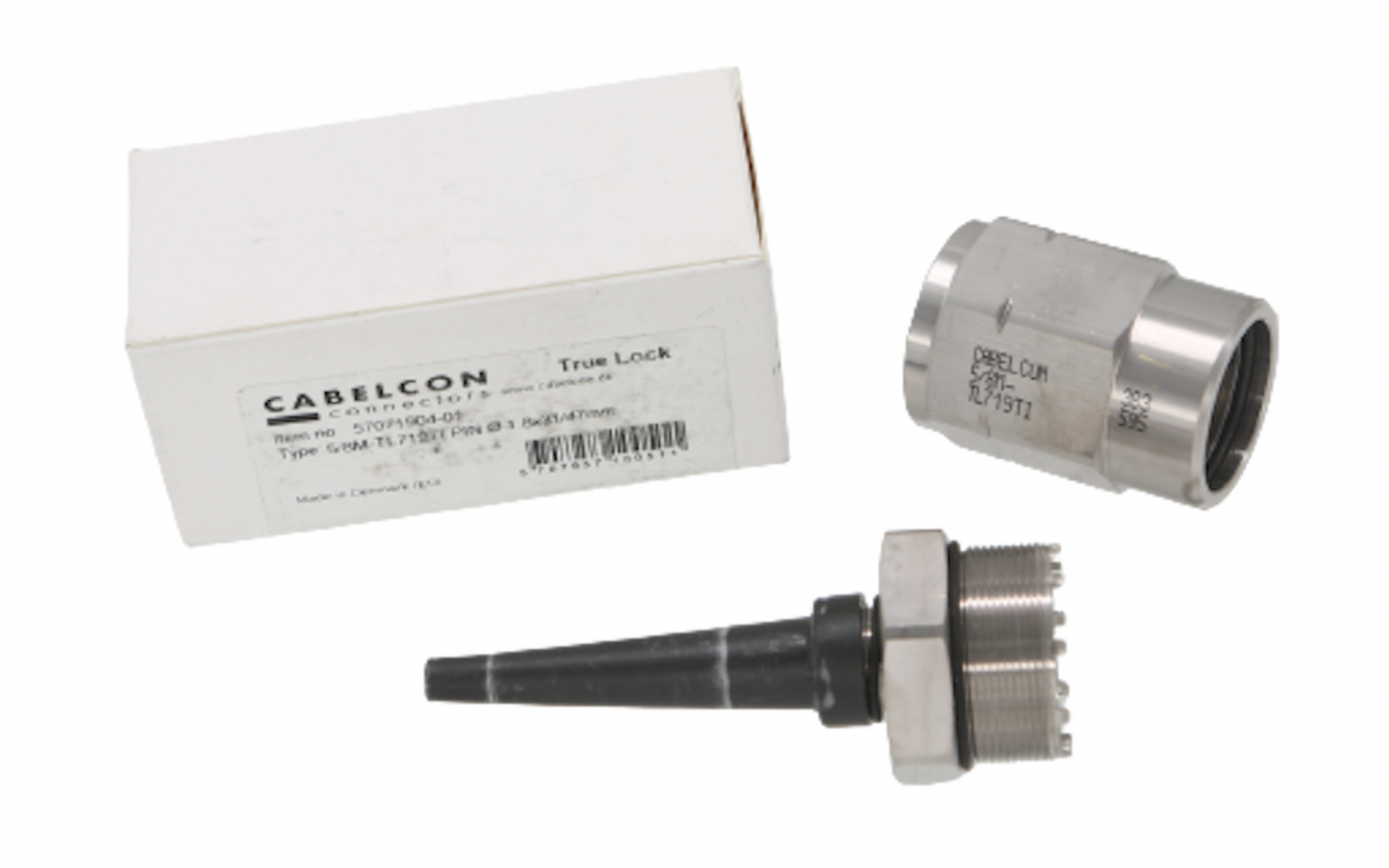 Cabelcon 57071904-01 Connector type 5/8M-TL719TI PIN Ø 1.8x31/47mm For cable