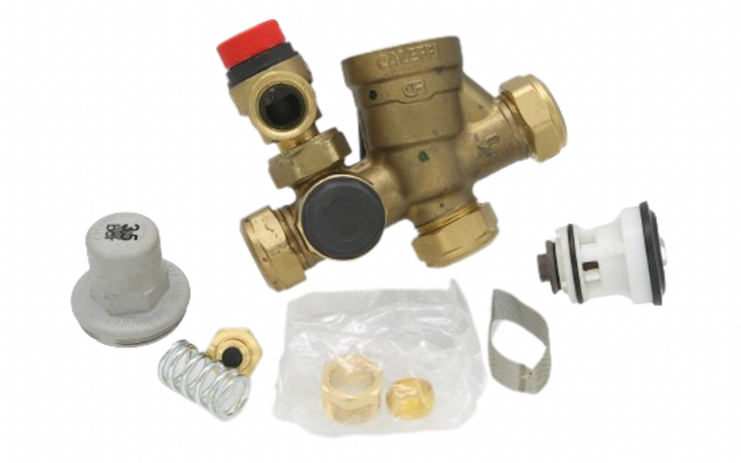 Vaillant 0020127599 3.5/6 Bar 1 Piece Multibloc 22mm Brass Manifold Safety Group