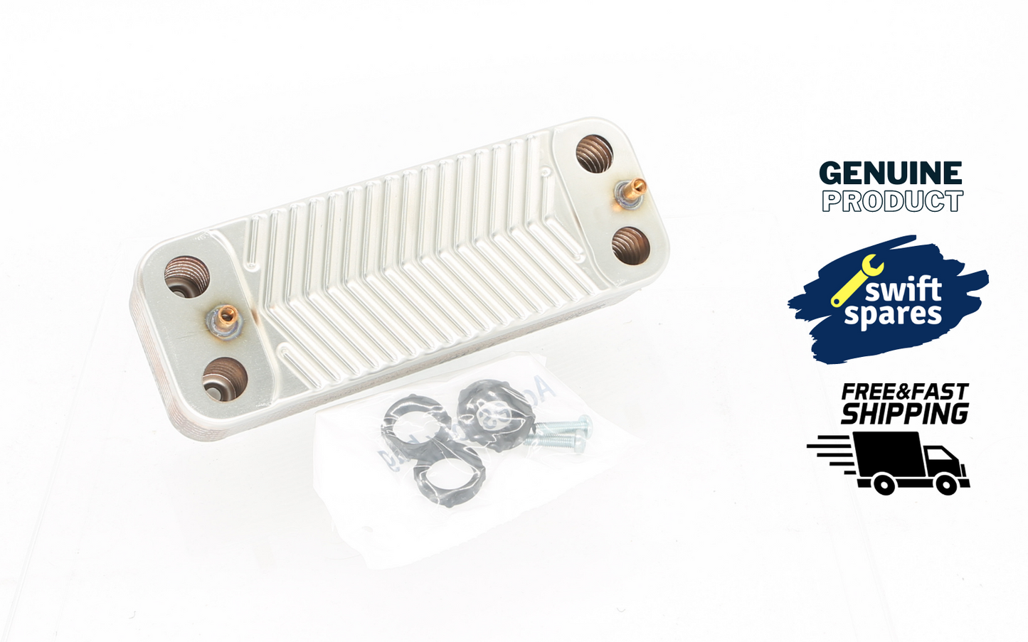 GENUINE GLOW WORM 2000801831 24CXI 30CXI 38CXI 16 PLATE HEAT EXCHANGER - NEW