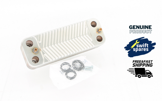 GENUINE GLOW WORM 2000801831 24CXI 30CXI 38CXI 16 PLATE HEAT EXCHANGER - NEW