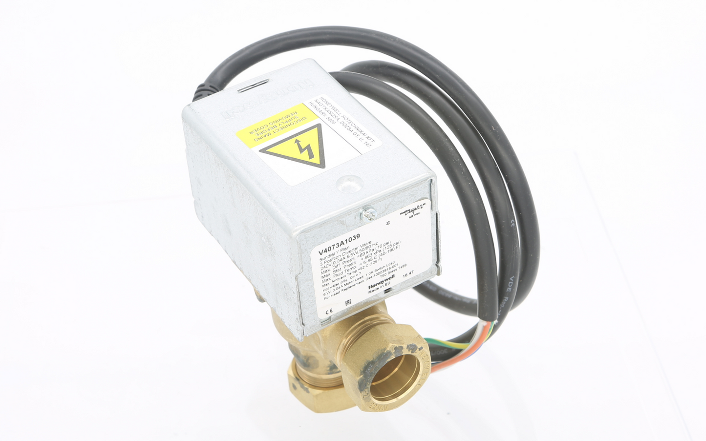 HONEYWELL V4073 GENUINE 3 PORT MID POSITION 22MM DIVERTER VALVE V4073A1039