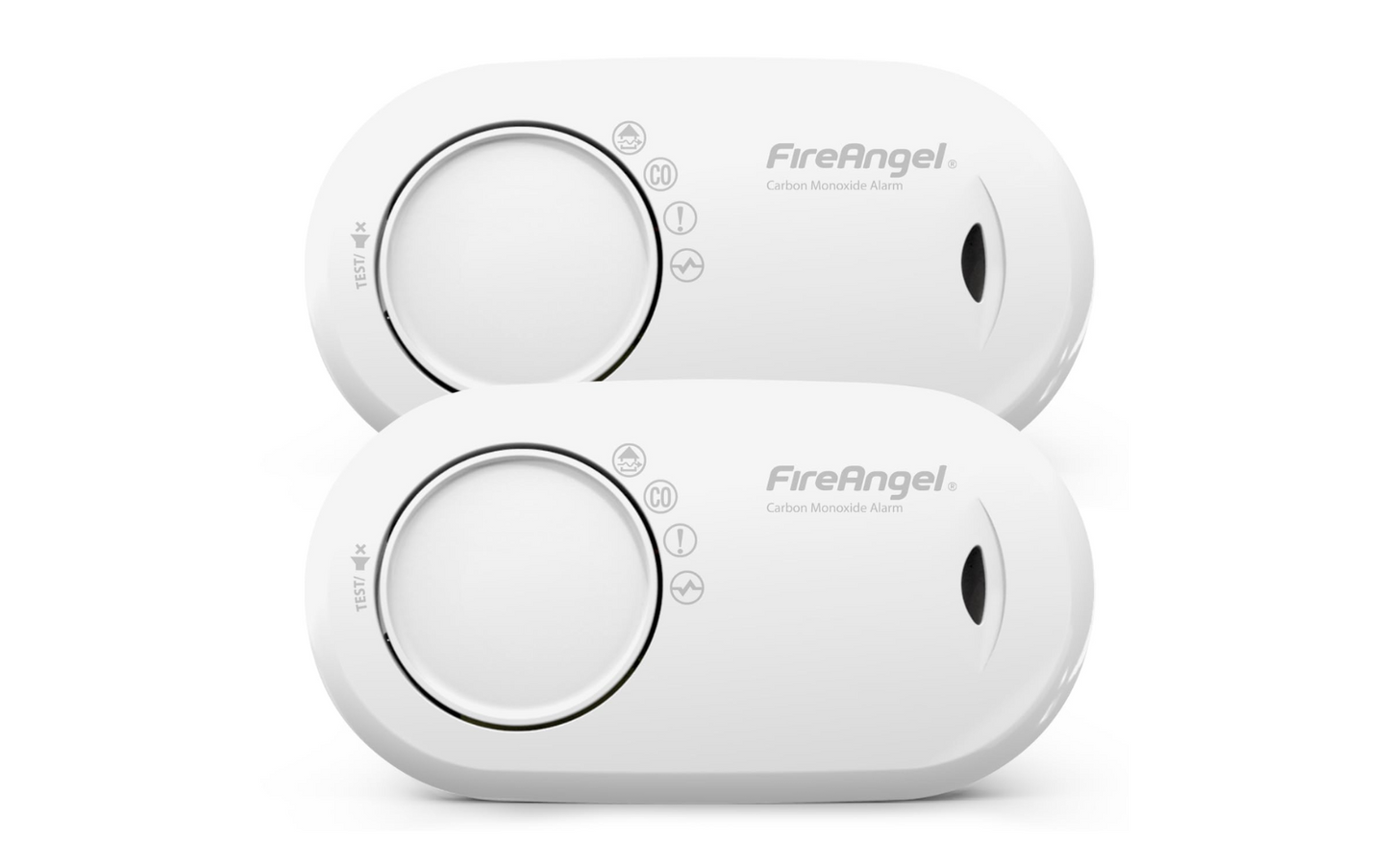 FireAngel FA3313-T2 Replaceable Battery Detector Twin Pack Carbon Monoxide Alarm
