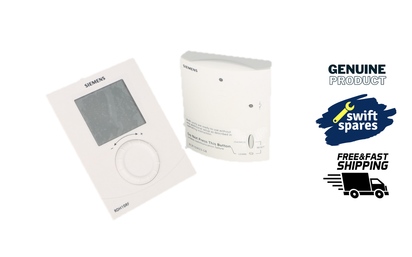 Siemens RDH10RF/SET-GB RF Wireless Digital Room Thermostat