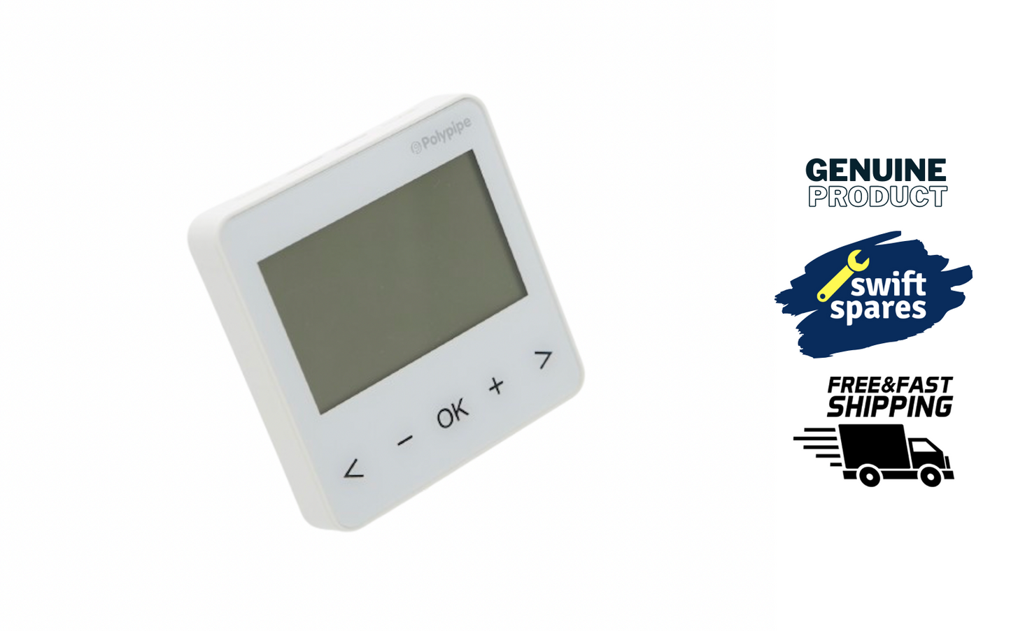 Polypipe Wired Programmable Room Thermostat UFHPROGB - USED