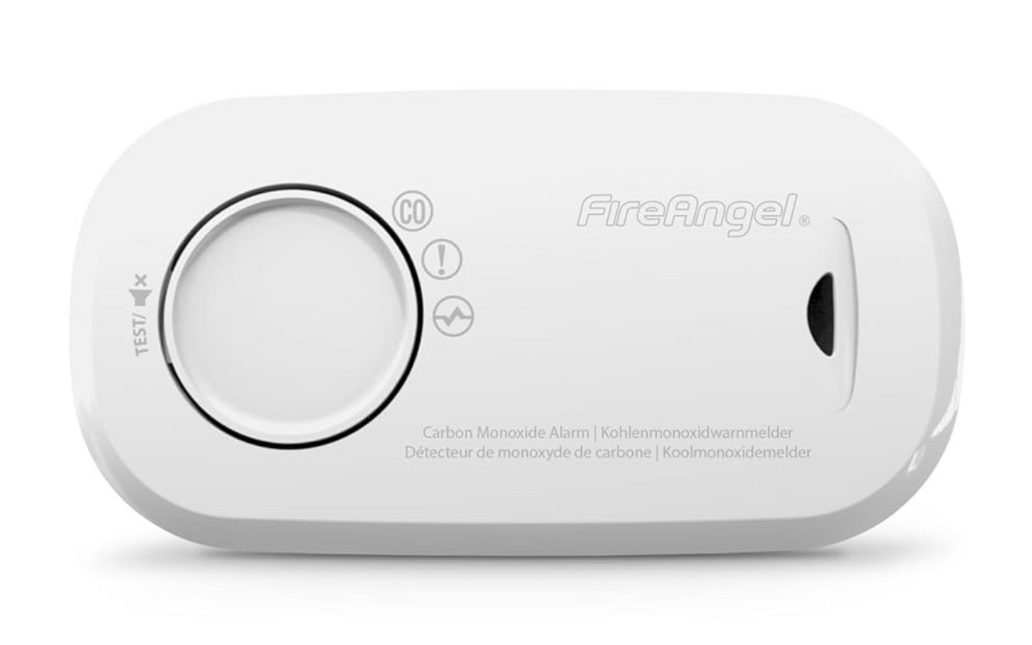 FireAngel FA3313-EU LED Carbon Monoxide Alarm Replaceable Battery 10 Year Life