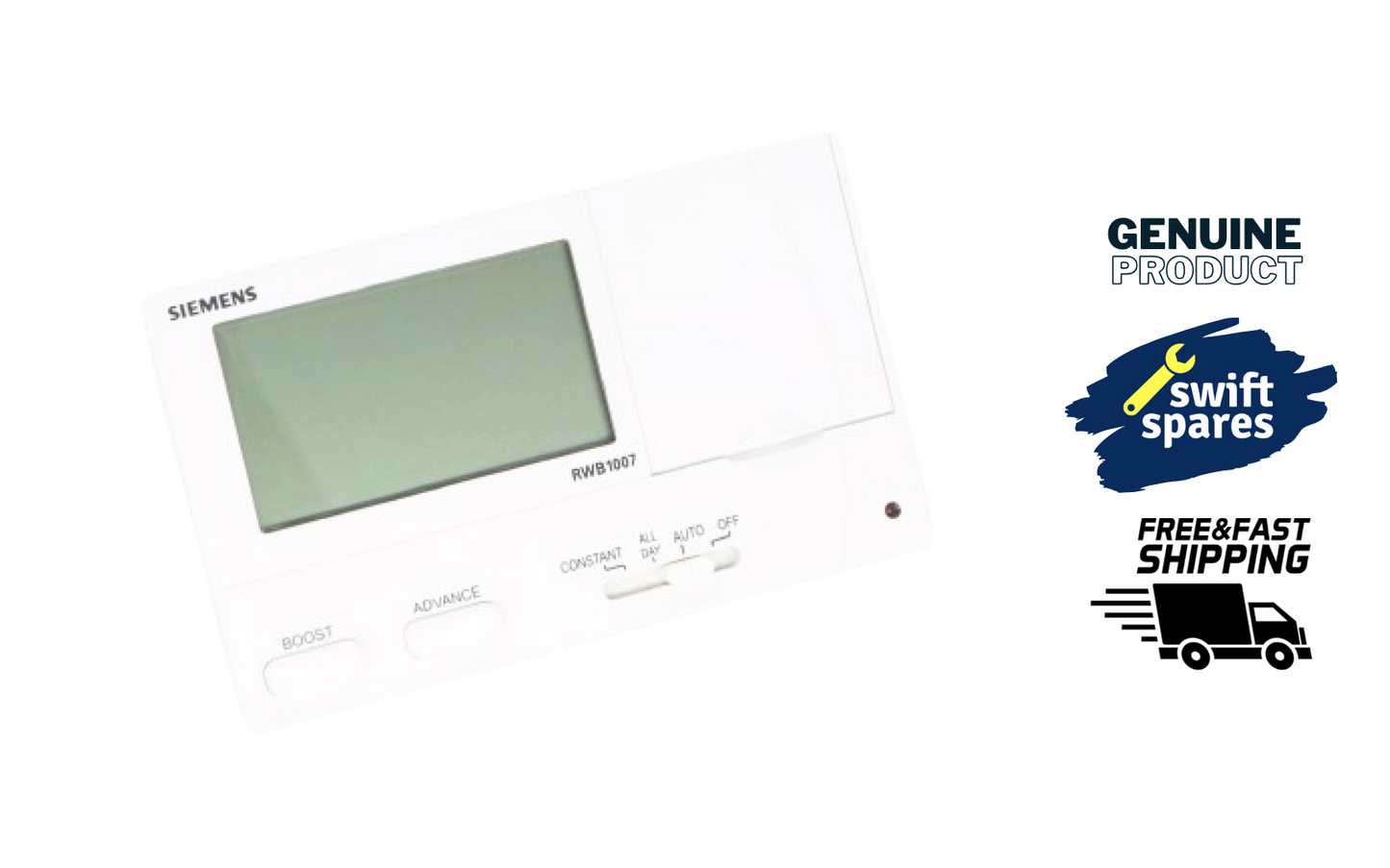 Siemens RWB 1007 7 Day Or 5/2 Day Timeswitch Room Thermostat