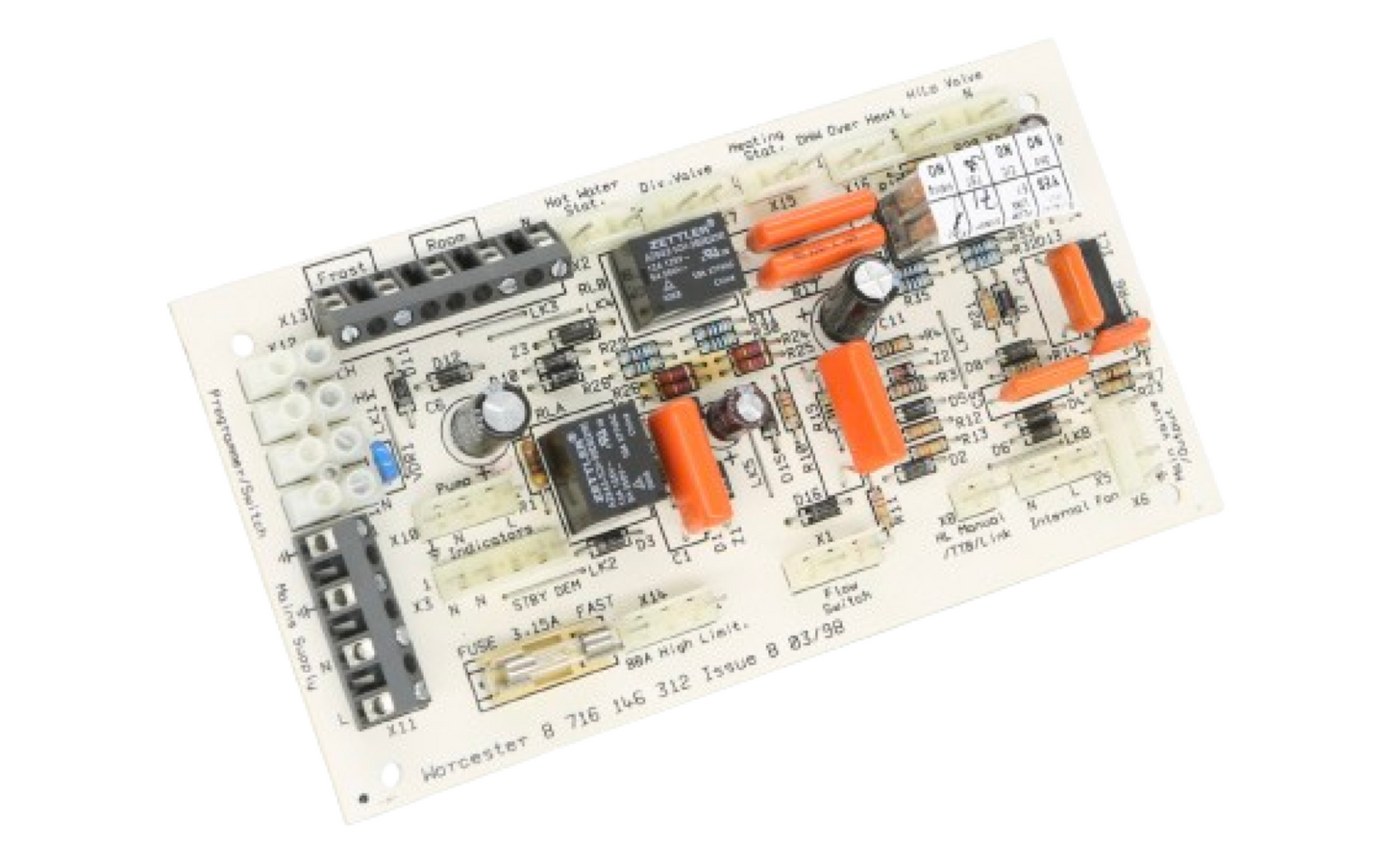 Worcester 77161922370 Highflow 400 BF OF & RSF PCB 87161463120 8716146312