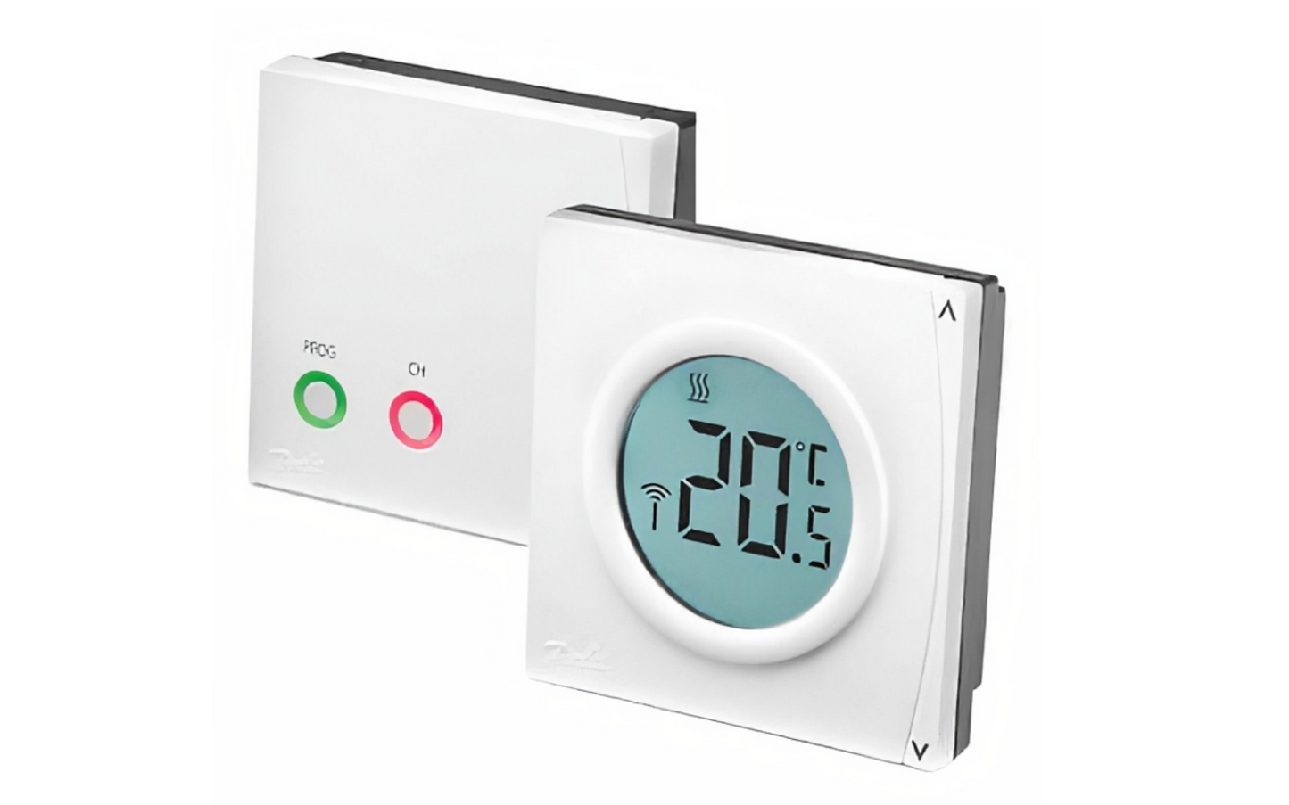 Danfoss TP5001RF+RX1-S Wireless Programmable Room Thermostat & Receiver 087N7936