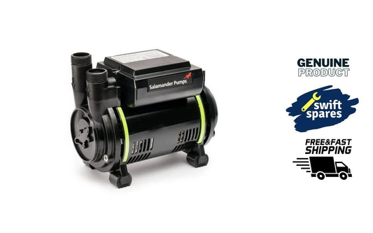 Salamander CT55XTRA 1.5 Bar Single Shower Pump CT55 Xtra Positive Head + Hoses